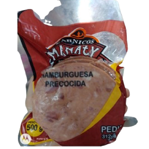 HAMBURGUESA MANATY DE RES 450G